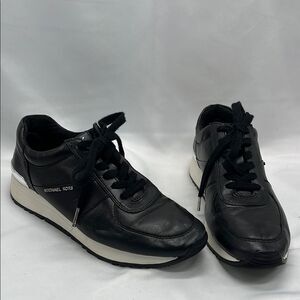 Michael Kors Leather Women's Allie Trainer Tennis Shoes